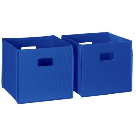 SOURCING SOLUTIONS RiverRidge Home 2 Pc Folding Storage Bin Set - Blue 02-011